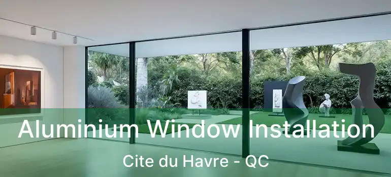 Aluminium Window Installation Cite du Havre - QC