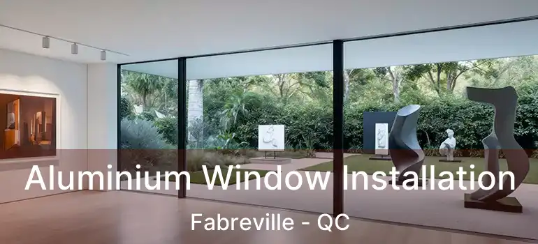 Aluminium Window Installation Fabreville - QC
