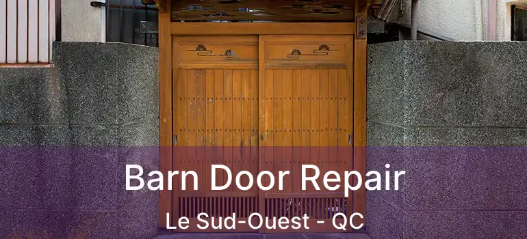 Barn Door Repair Le Sud-Ouest - QC