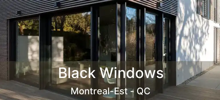 Black Windows Montreal-Est - QC