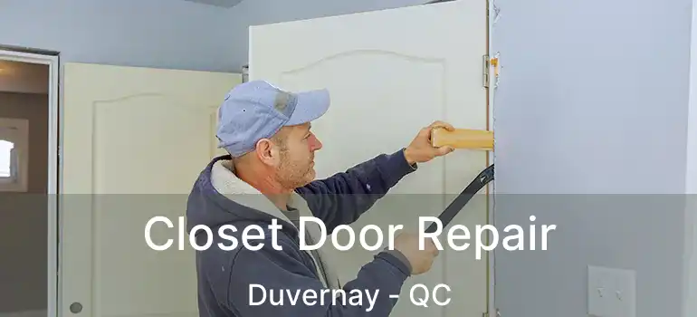 Closet Door Repair Duvernay - QC