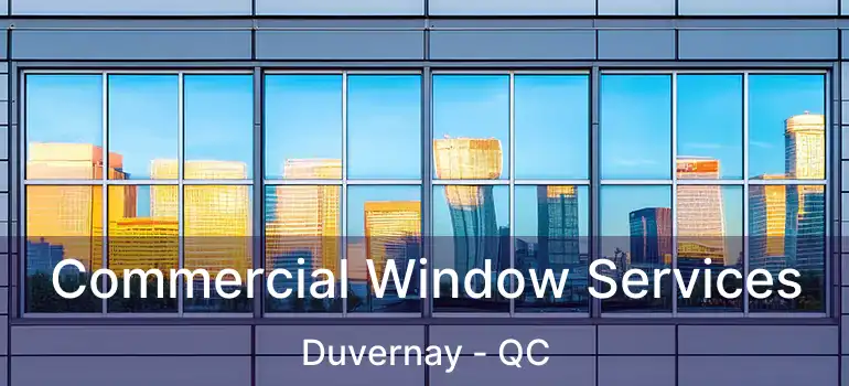 Commercial Window Services Duvernay - QC