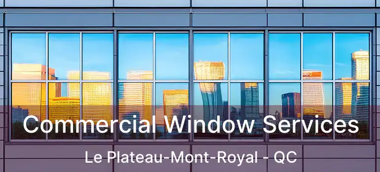 Commercial Window Services Le Plateau-Mont-Royal - QC