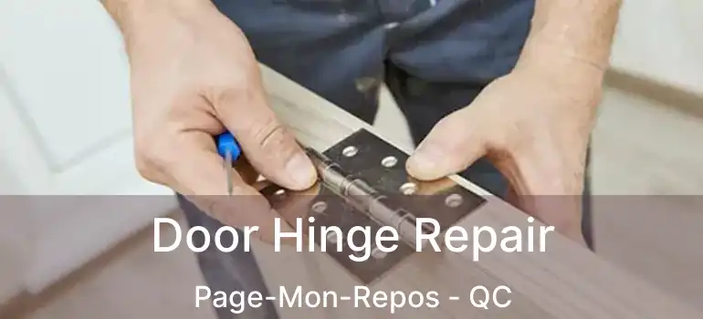 Door Hinge Repair Page-Mon-Repos - QC