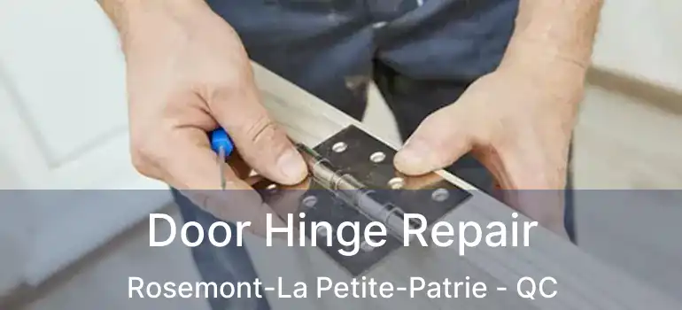 Door Hinge Repair Rosemont-La Petite-Patrie - QC