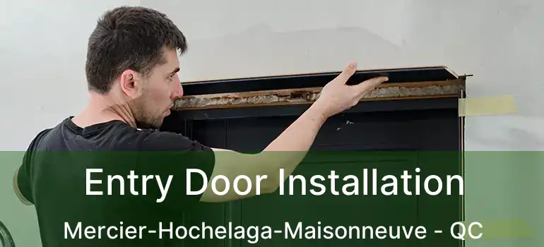 Entry Door Installation Mercier-Hochelaga-Maisonneuve - QC