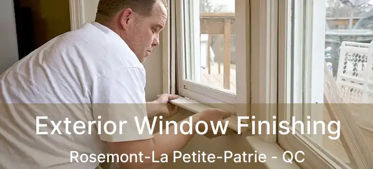 Exterior Window Finishing Rosemont-La Petite-Patrie - QC