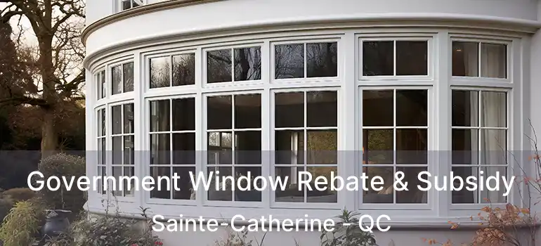 Government Window Rebate & Subsidy Sainte-Catherine - QC