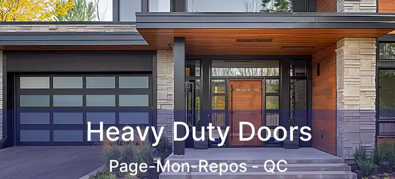 Heavy Duty Doors Page-Mon-Repos - QC