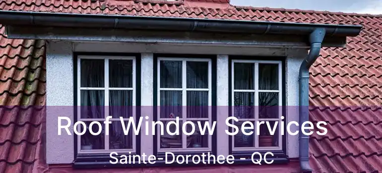 Roof Window Services Sainte-Dorothee - QC