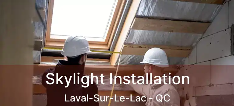 Skylight Installation Laval-Sur-Le-Lac - QC