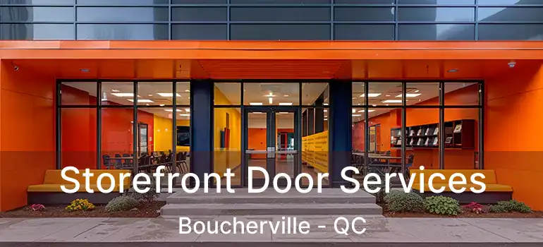 Storefront Door Services Boucherville - QC
