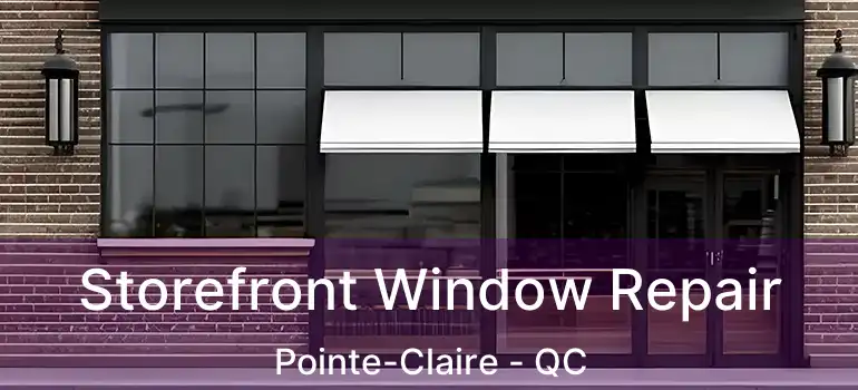 Storefront Window Repair Pointe-Claire - QC