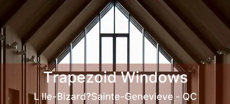 Trapezoid Windows L Ile-Bizard?Sainte-Genevieve - QC