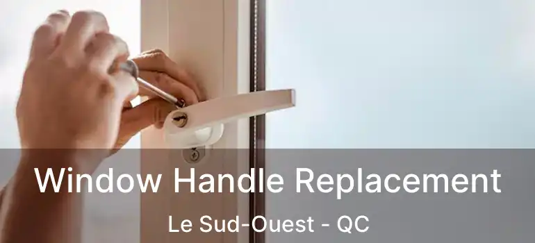 Window Handle Replacement Le Sud-Ouest - QC