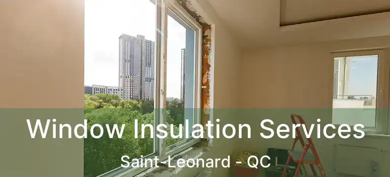 Window Insulation Services Saint-Leonard - QC