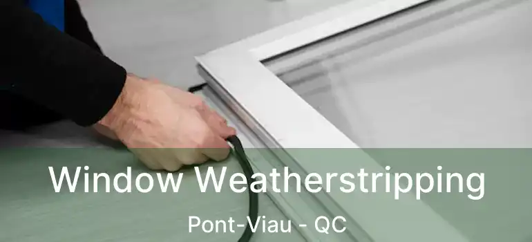 Window Weatherstripping Pont-Viau - QC